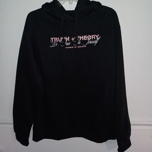 Truth + Theory Black Mens Large  Sweatshirt/Hoodie Pullover (NWOT)
